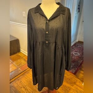 Volcom Black Long Sleeve Dress
